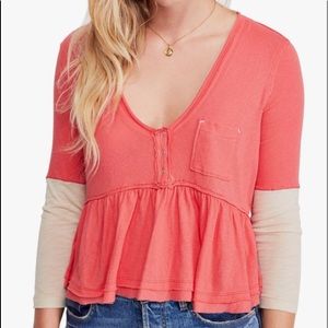 FREE PEOPLE heart of mine top